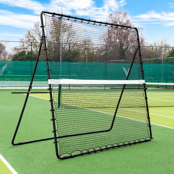 Vermont RapidFire Jumbo Tennis Rebounder Net | 9ft x 7ft | Groundstroke & Volleying Practice | Solo Tennis Trainer