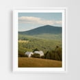 thumbnail image 1 of Vermont Rural 02 - Burke Vermont Photography Landscape Mountain Farmhouse Rural Nature Scenic Pastoral White Framed Wall Art Print 16 x 20 inches, 1 of 3