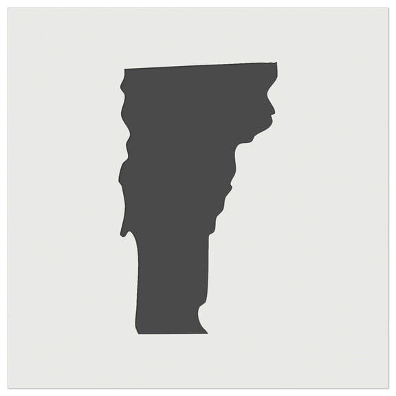Vermont State Silhouette DIY Cookie Wall Craft Stencil - 4.5 Inch