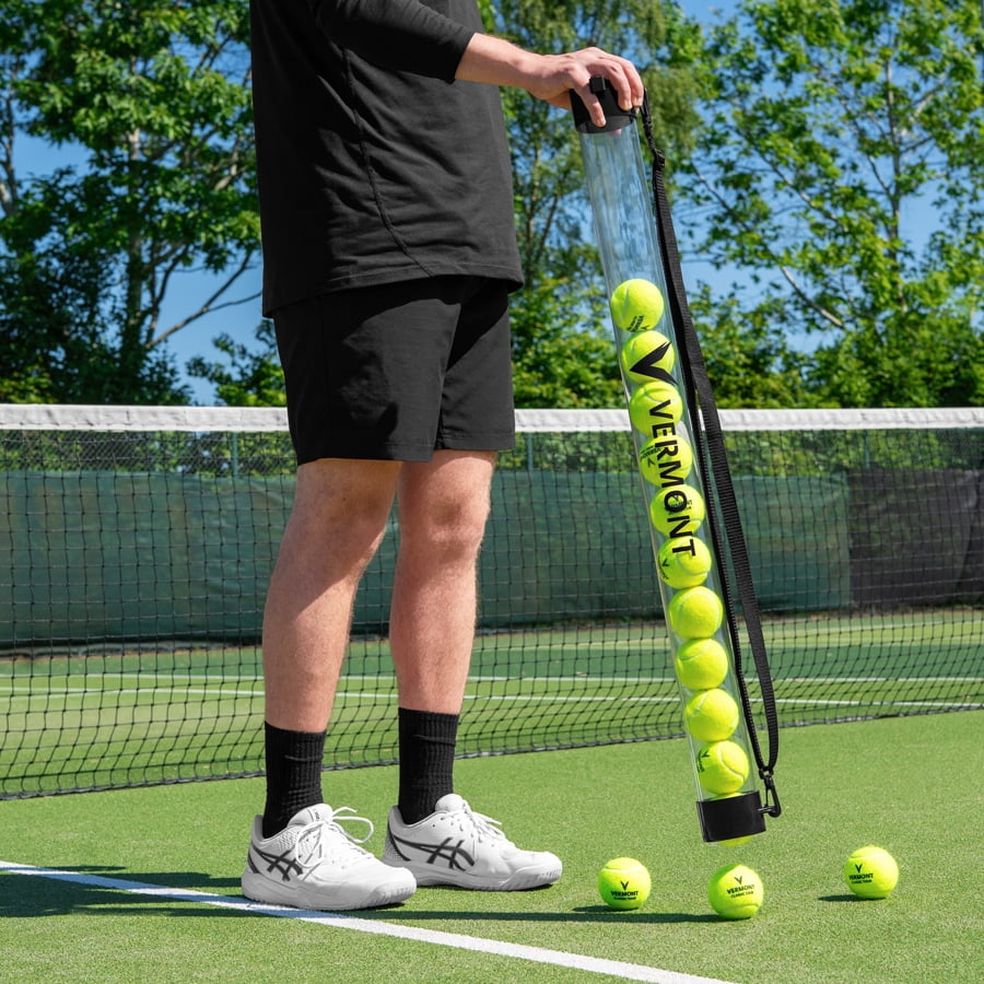 Vermont Tennis Ball Pick-up Tube [15 Ball Capacity] – Effortless Tennis Ball Collection