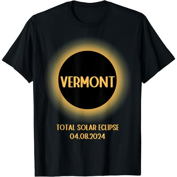 Vermont USA Totality Total Solar Eclipse April 8 2024 T-Shirt