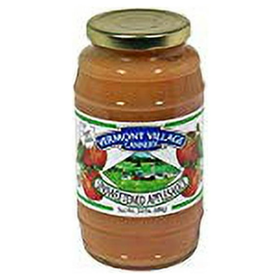 Vermont Village Organic Applesauce - Unsweetened - Case of 6 - 24 oz.