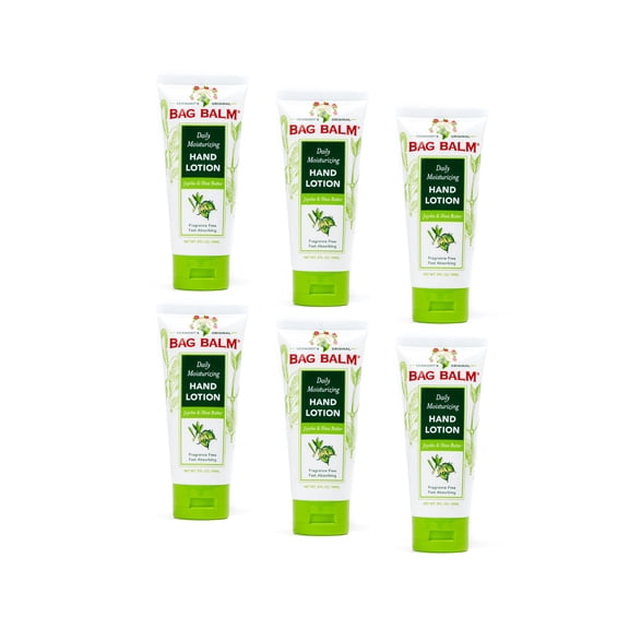 Vermont's Original Bag Balm Daily Moisturizing Hand Lotion, 3 Fl. Oz. - Pack of 6