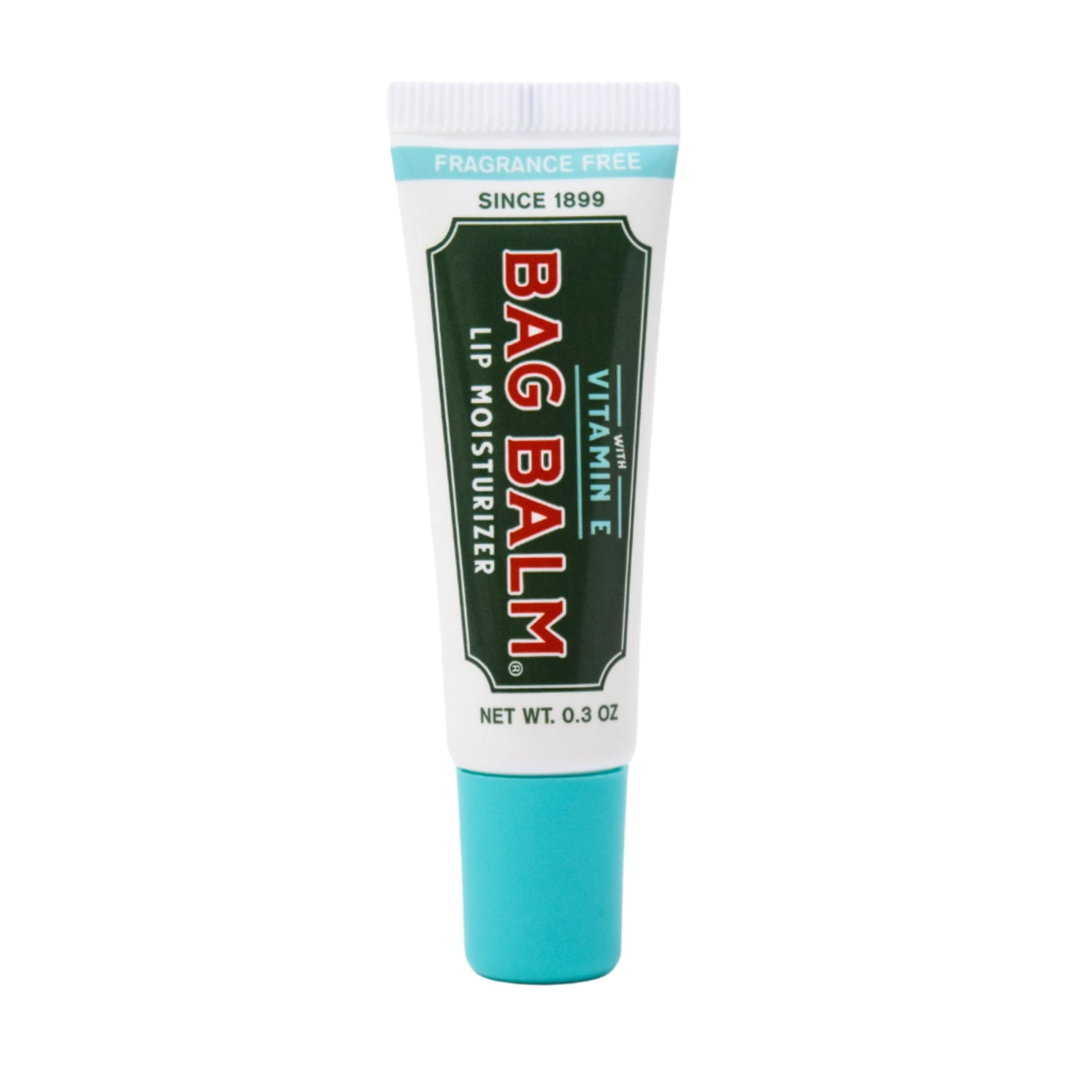 Vermont's Original Bag Balm Vitamin E Fragrance Free Lip Moisturizer 0.3oz Tube