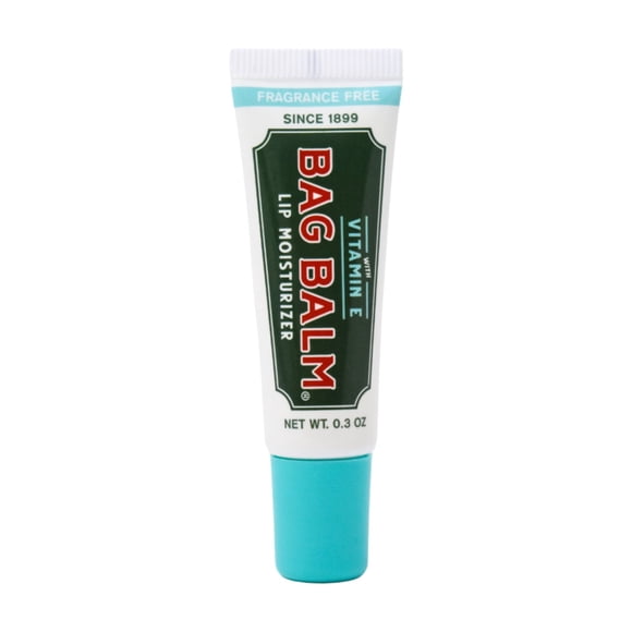 Vermont's Original Bag Balm Vitamin E Fragrance Free Lip Moisturizer 0.3oz Tube
