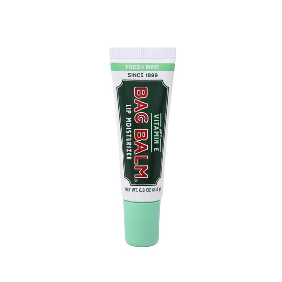 Vermont's Original Bag Balm Lip Moisturizer with Vitamin E, Fresh Mint, 0.3oz Tube
