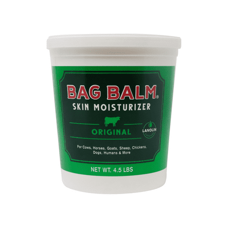 Vermont's Original Bag Balm Moisturizing Ointment for Animals, Pets, Livestock, Paws, Jumbo Pail