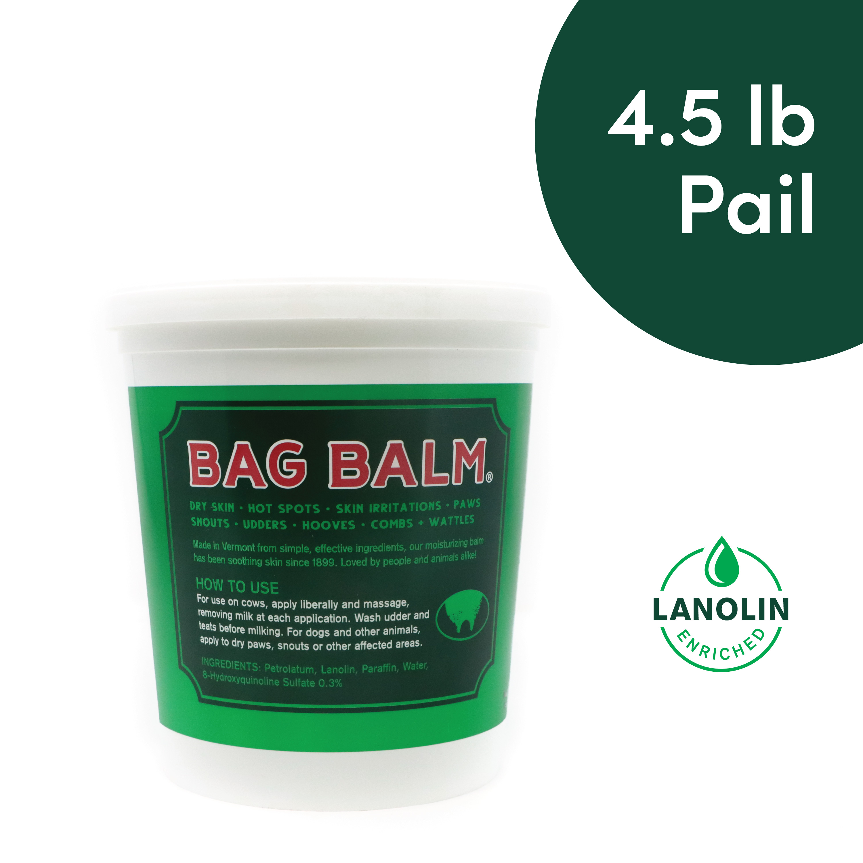Vermont's Original Bag Balm Skin Moisturizer, Moisturizing Ointment for