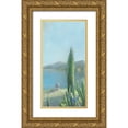 thumbnail image 1 of Vernageau, Sylvie 11x18 Gold Ornate Wood Framed with Double Matting Museum Art Print Titled - Isola Bella II, 1 of 4