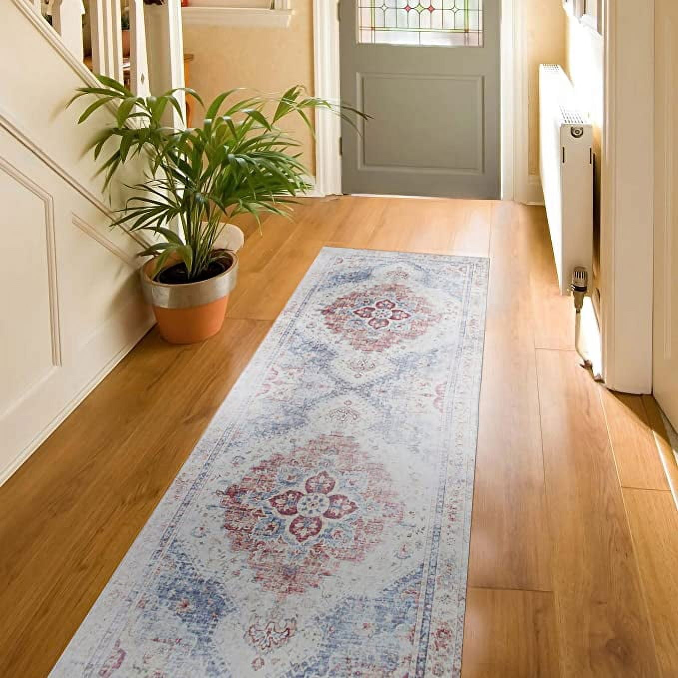 Vernal Machine Washable Non Slip Area Rug for Living Room, Bedroom, Dining  Room Pet Friendly High Traffic Non-Shedding Rugs Milagros Persian