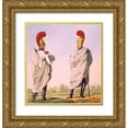 thumbnail image 1 of Vernet, Carle 26x27 Gold Ornate Wood Framed with Double Matting Museum Art Print Titled - French Army, Reg de Carabiniers, 1 of 4