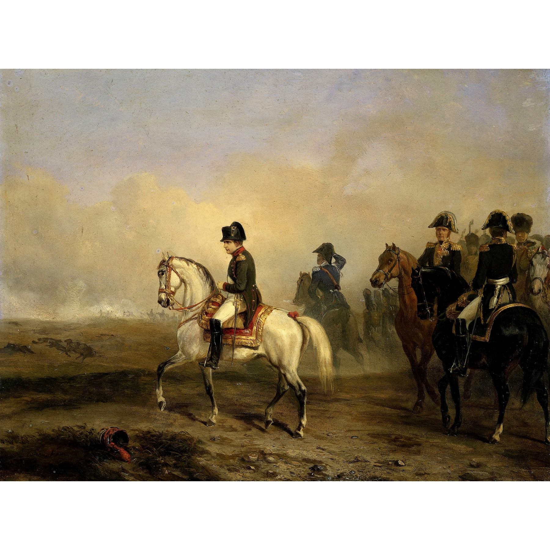 Vernet Emperor Napoleon Riding Horse Painting Extra Large XL Wall Art ...