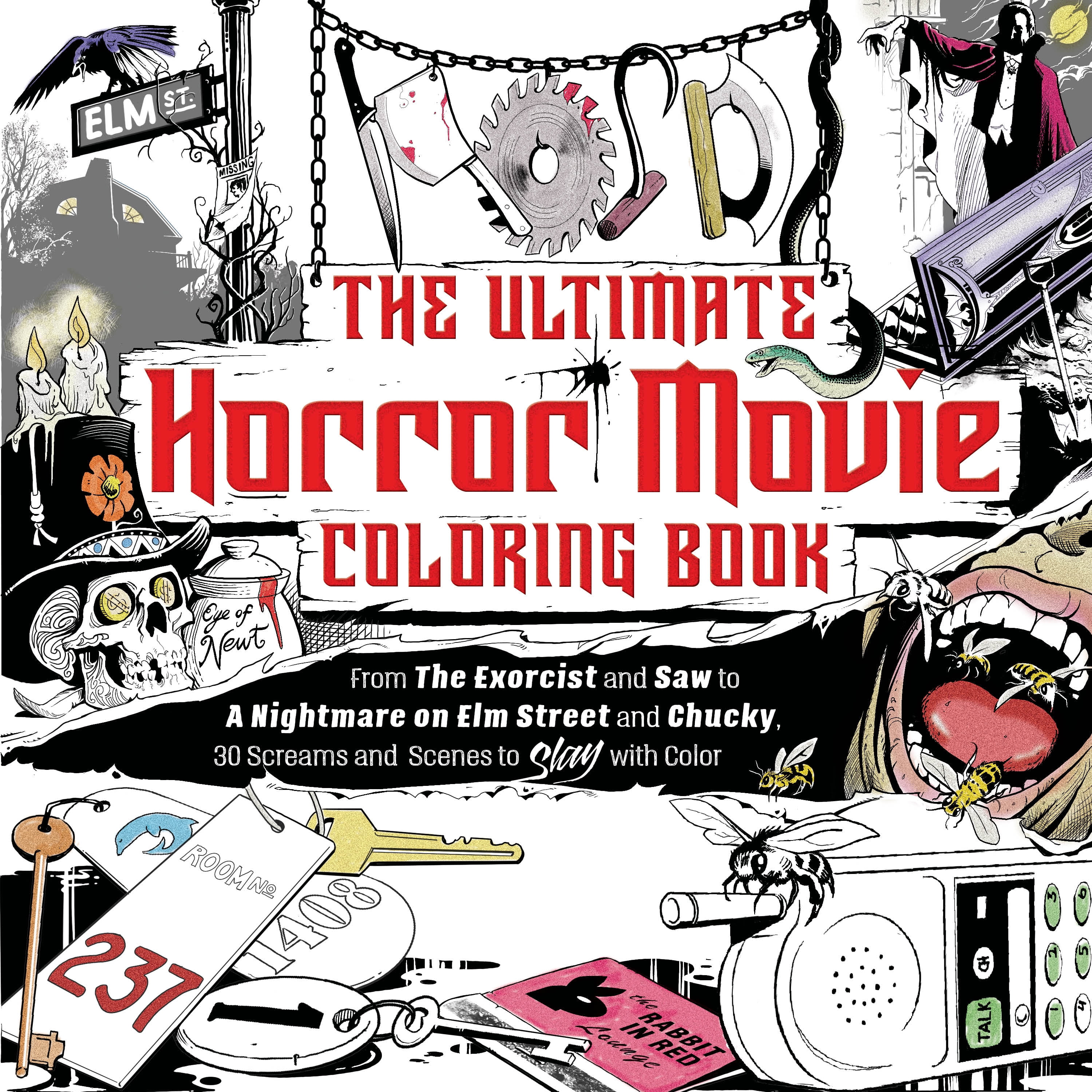 Vernieda Vergara: The Unofficial Horror Movie Coloring Book: From the ...