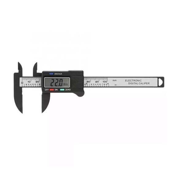Vernier Caliper Electric Digital Display Ruler Portable Crafting Woodworking Measuring Caliper Ruler, 0-150mm/0-100mm ,Easy to Operate
