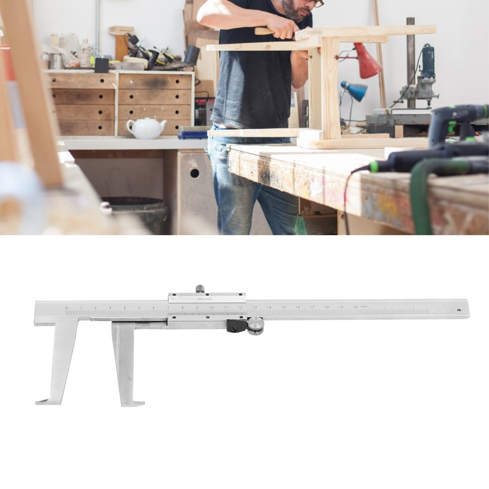 Vernier Caliper Inner Diameter Caliper Vernier Caliper Inner Jaw Diameter Measurement Carbon