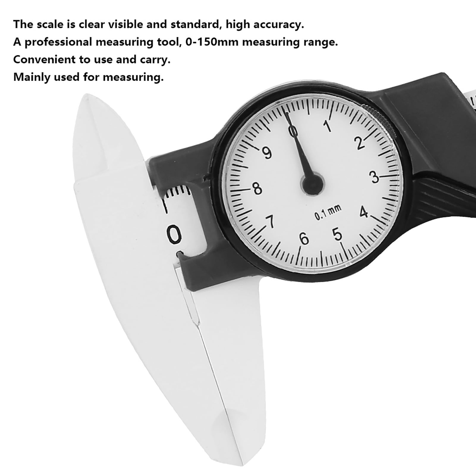 Vernier Caliper Plastic Wear Resistance Durable Dial Caliper, Calipers