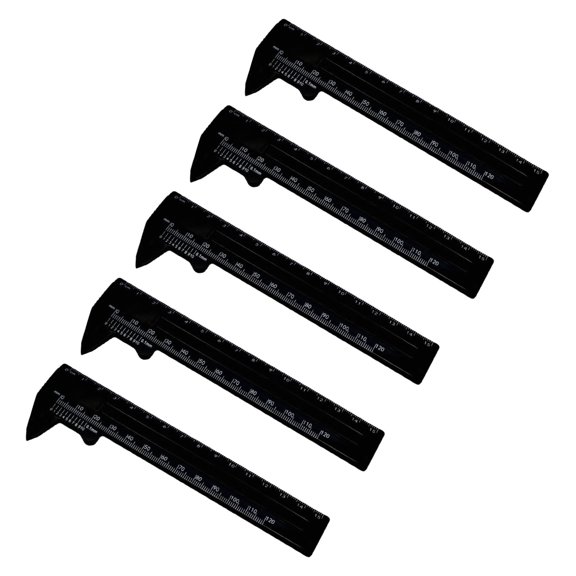 Vernier Caliper Student Double Scale Micrometer for Diameter Thickness Measurement 0-150mm / 0-180mm Measuring Ruler