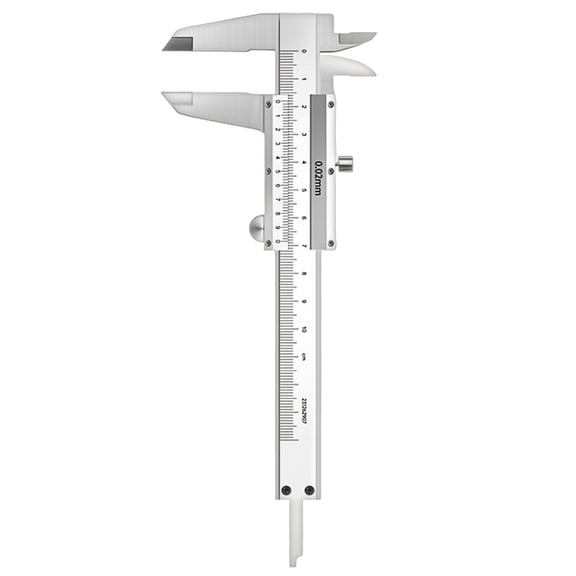 Vernier Caliper Thickness Diameter Measuring Tool 0-100mm Stainless Steel Caliper for Jewelry Coin Micrometer