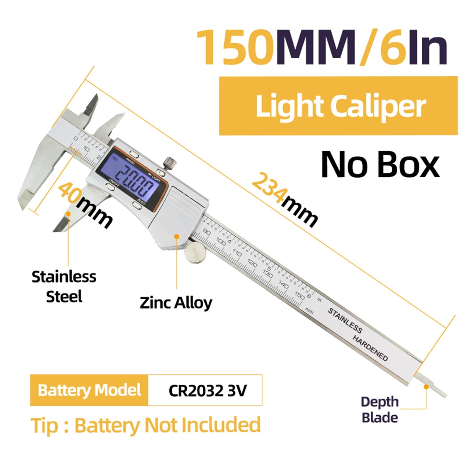 Vernier Caliper With Meter Dial Calipers Metal gauge Micrometer Ruler Metal Caliper Stainless Steel Gauge Depth Measuring Tools ,Complete Kit