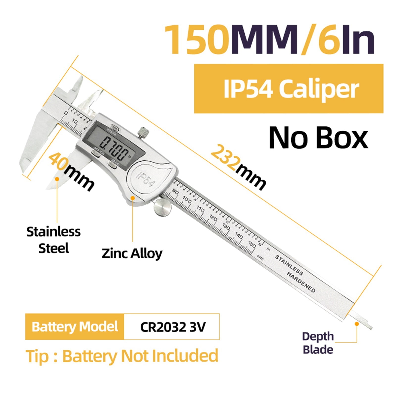 Vernier Caliper With Meter Dial Calipers Metal gauge Micrometer Ruler Metal Caliper Stainless Steel Gauge Depth Measuring Tools ,Complete Kit