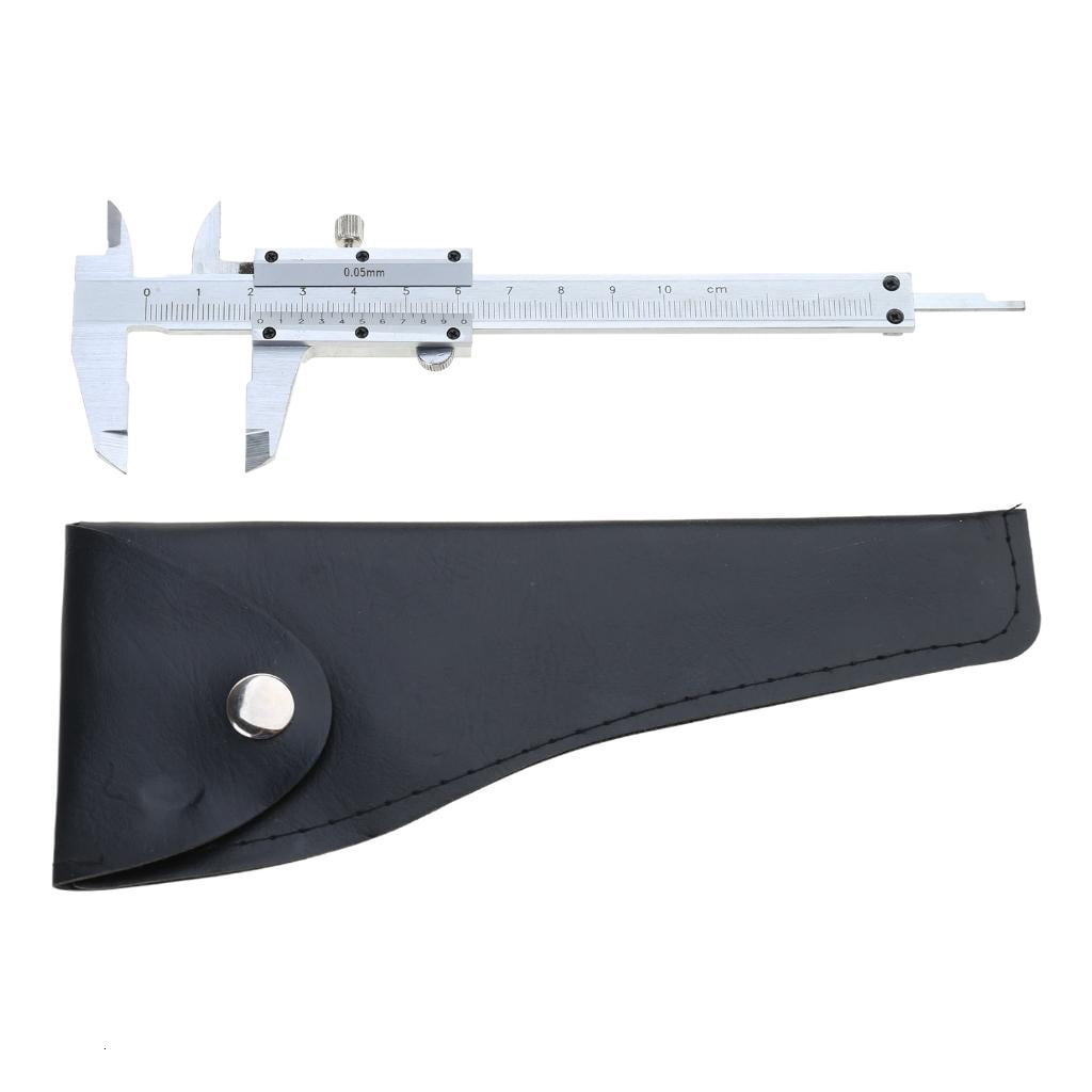 Vernier Caliper for Depth Thickness Measurements 0-150mm/0-6in Measuring Instruments Tools Woodworking Ruler Micrometer