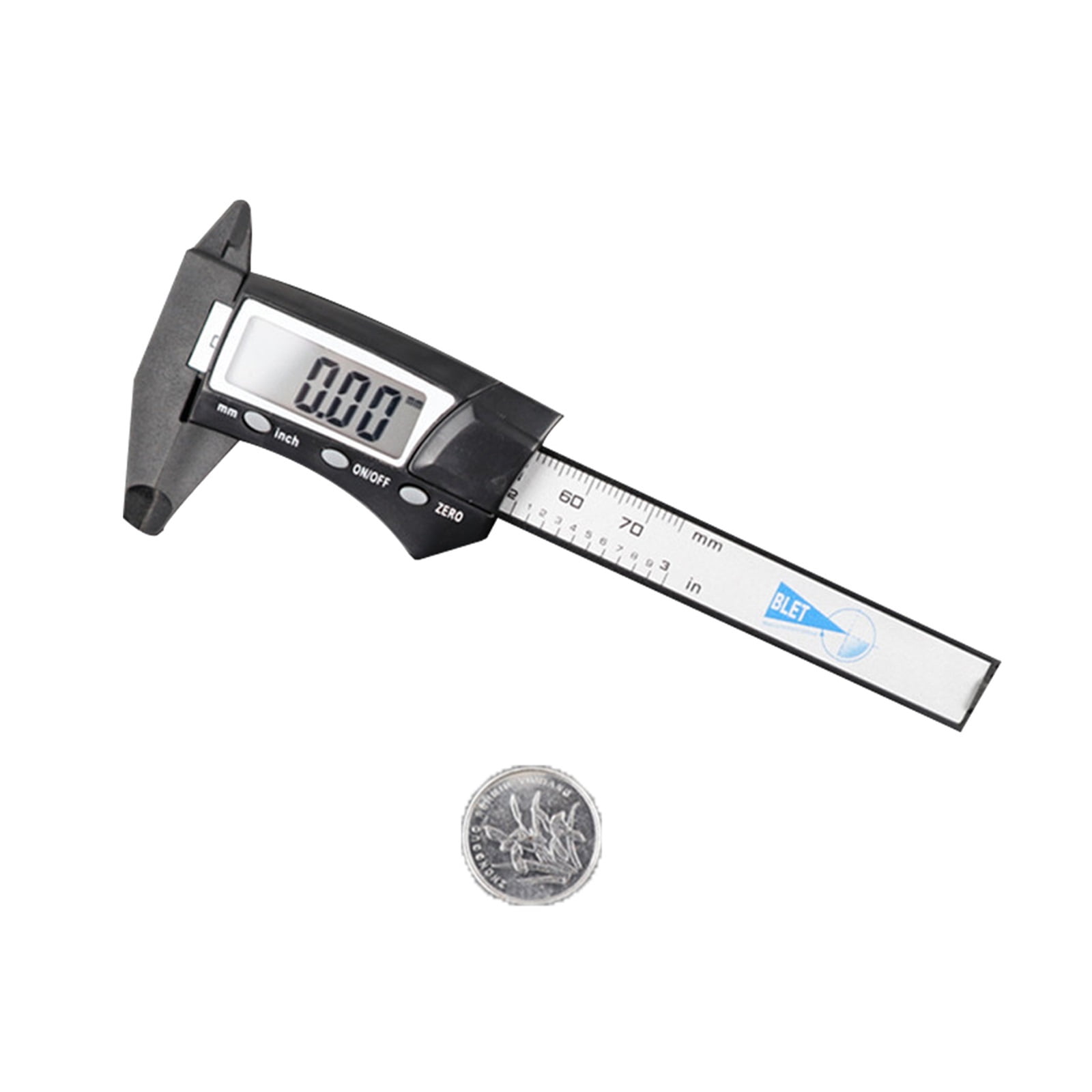 Vernier Calipers Plastic Gauge Micrometer Ruler Measuring Tools Instrument 70mm Electronic Digital Caliper Carbon Fibre ,Complete Kit