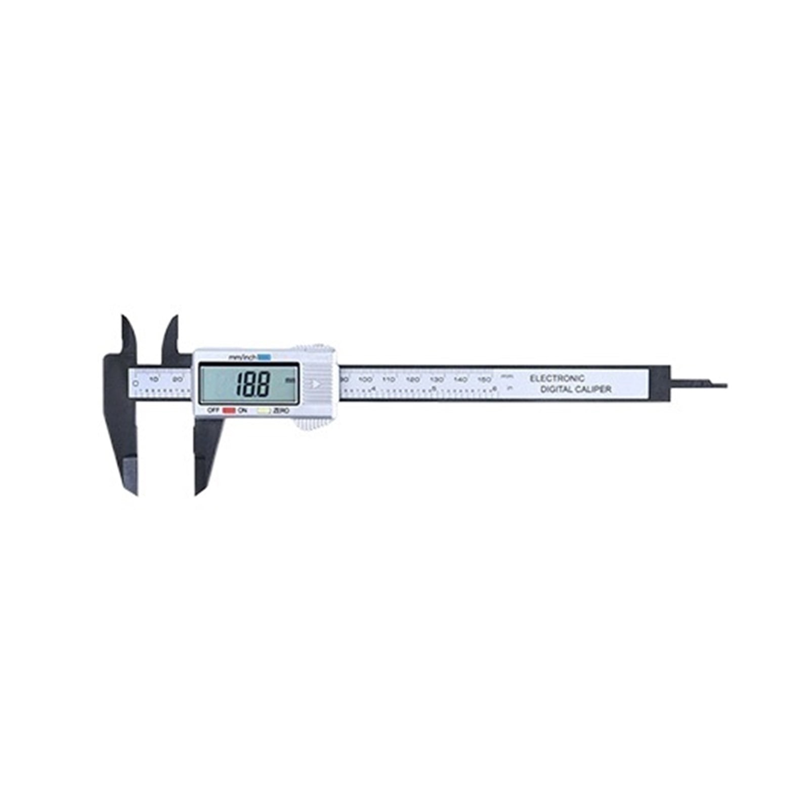Vernier Digital Caliper 6 Inch Electronic 100mm Micrometer Ruler Measuring Instruments Woodworking Tools 150mm 0.1mm ,Easy to Operate