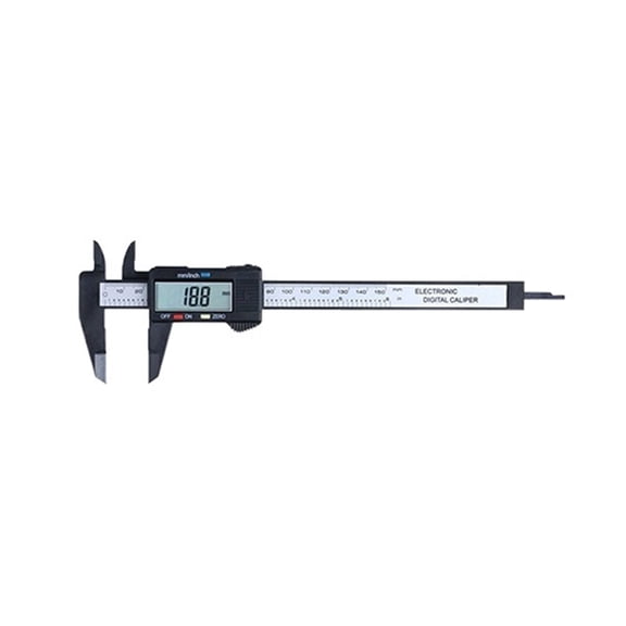 Vernier Digital Caliper 6 Inch Electronic 100mm Micrometer Ruler Measuring Instruments Woodworking Tools 150mm 0.1mm ,Easy to Operate