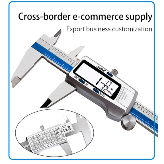 Vernier caliper,Tool Micrometer Caliper Stainless Steel Slide Steel Slide Caliper Lcd Screen 3 Micrometer Caliper With Hxber Twirltide Dsfen 3 S Switchable Buzhi Caliper Caliper Multicolor