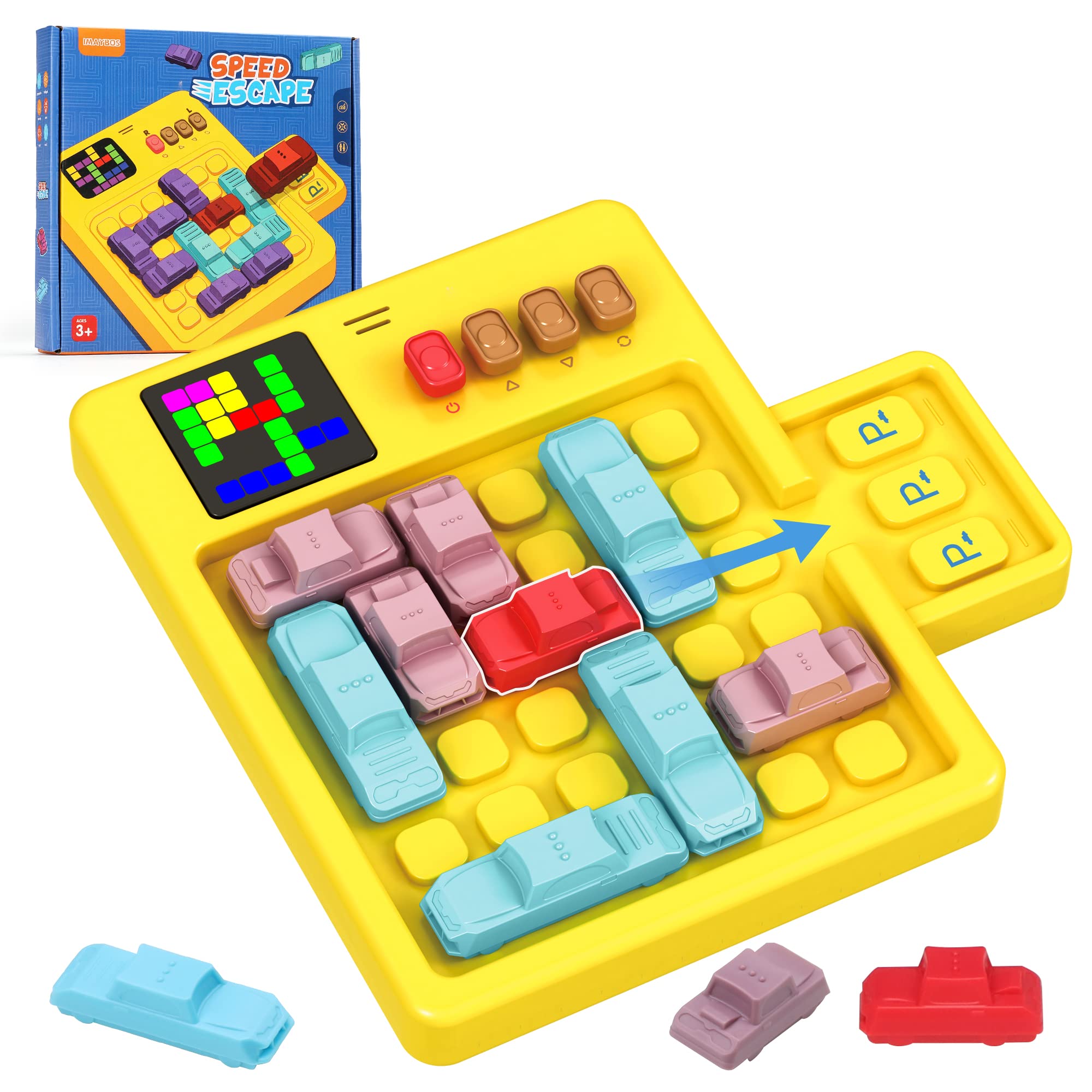 Vernonle Super Slide Rush Hour Game, Flow Slider Puzzle Traffic Jam