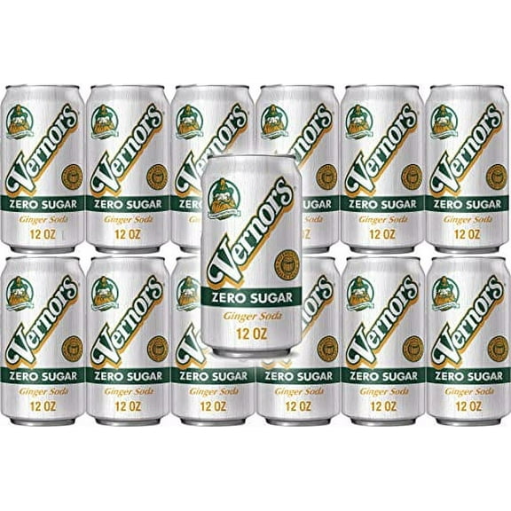 Vernor's Ginger Ale Diet, 12 oz Can (Pack of 12)
