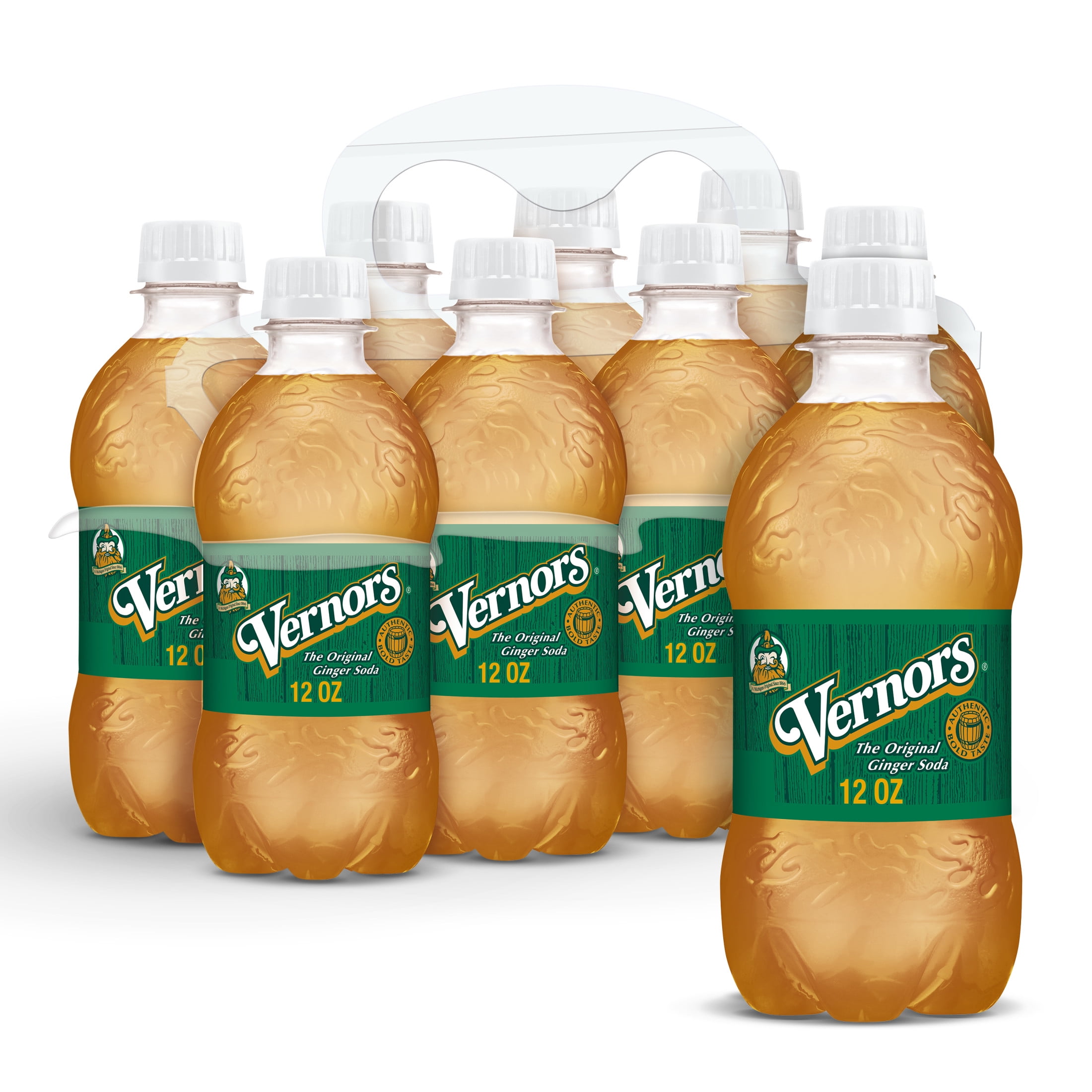Vernors Original Ginger Soda, Caffeine Free, 12 fl oz, 8 Pack