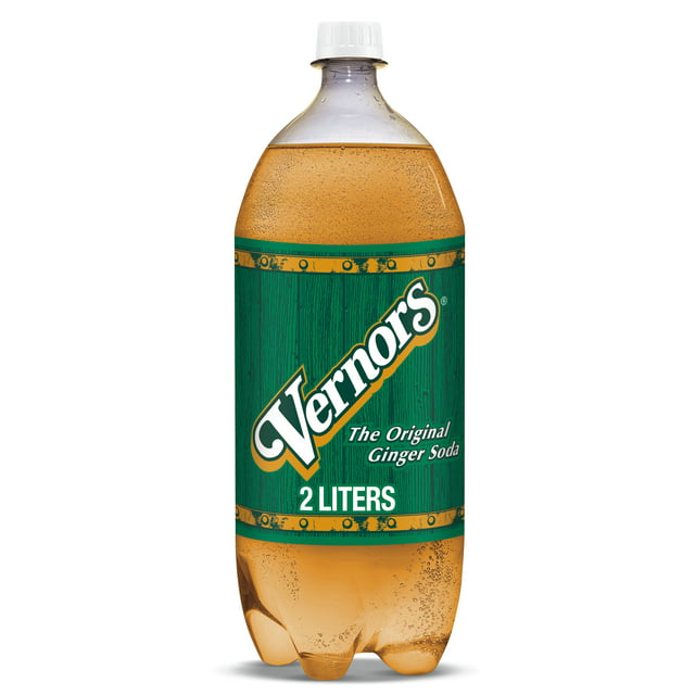 Vernors Caffeine Free Ginger Ale Soda Pop, 2 L, Bottle