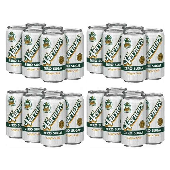 Vernors Diet Ginger Ale, 12 Ounce (24 Cans)