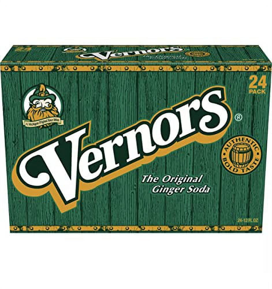 Vernors Ginger Ale, 12 oz (24 Cans)