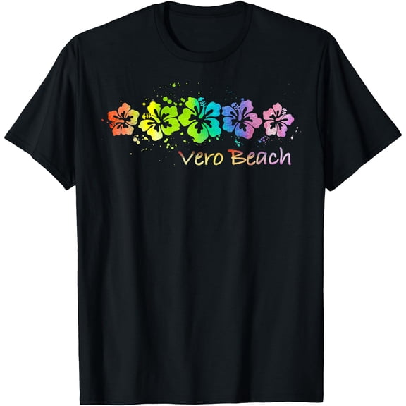Vero Beach, Fl Watercolor Beach & Surf T-Shirt Unisex T-Shirt