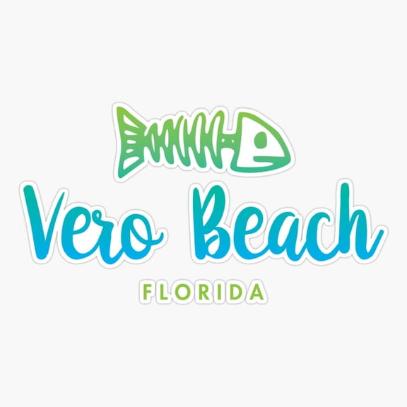 Vero Beach Florida Coastal Travel Sticker