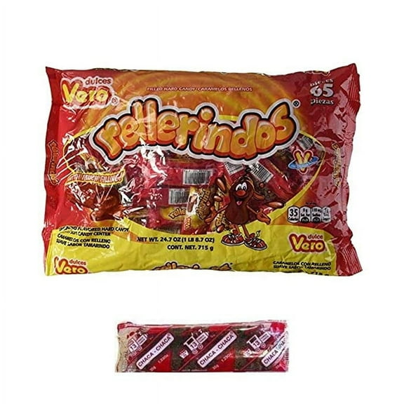 Vero Rellerindos tamarindo candies Plus 1 Chaca Chaca Chili Tamarind Bar
