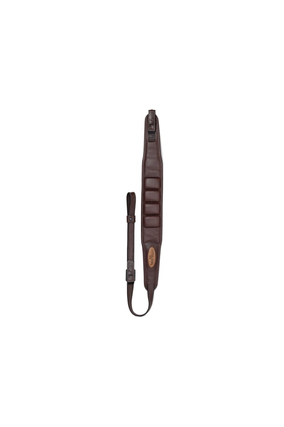Premium Padded Quick Release Rifle Sling Leather/Neoprene Brown