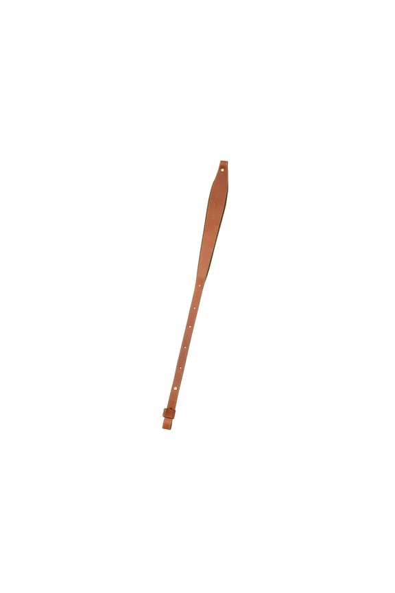 Cobra Style Safari Leather Rifle Sling Walnut