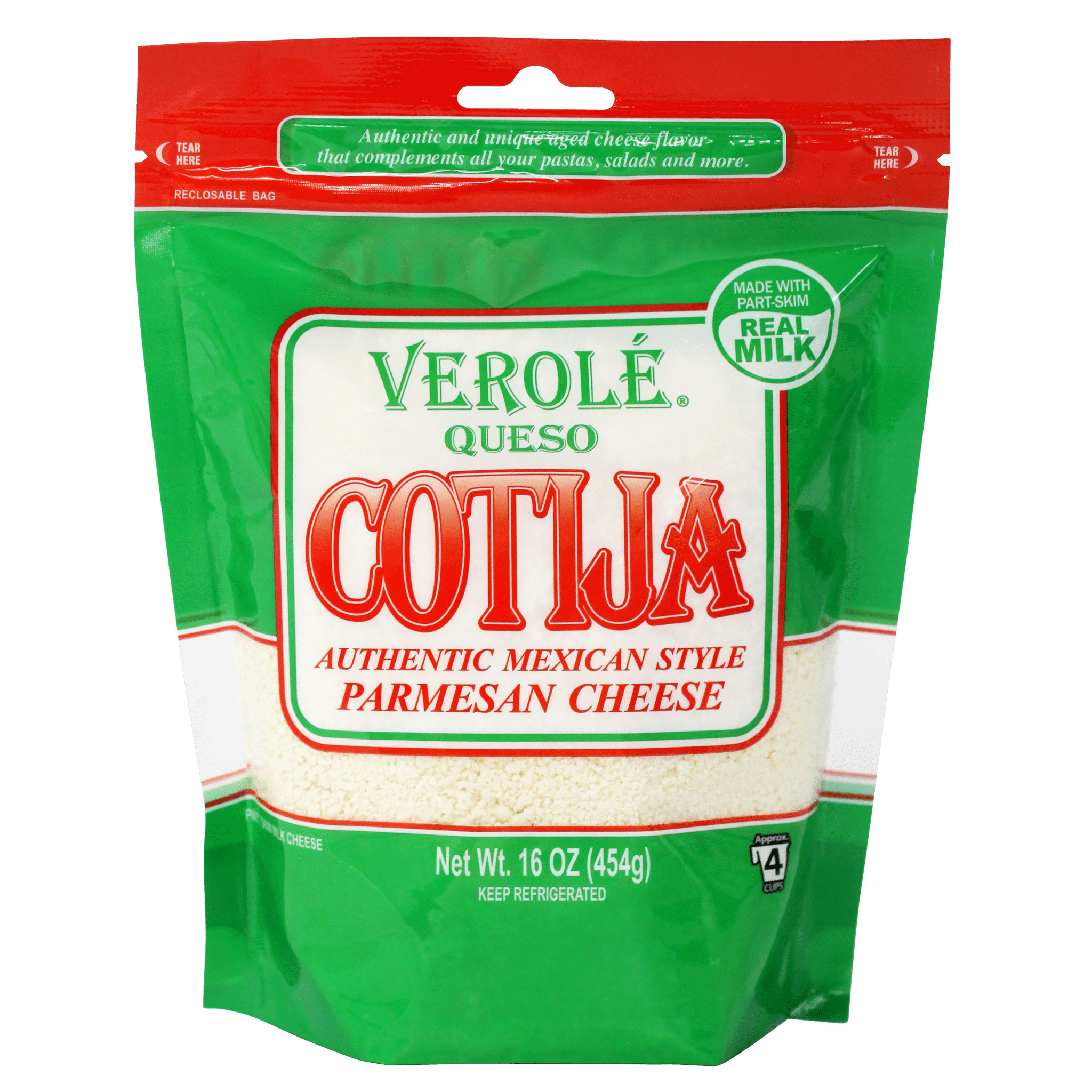 Verole Grated Cotija Cheese 16 oz