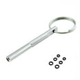 Verolina 1Pcs Oval Head Bit Key Opening Service Repair Tool Coffee