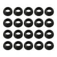 Verolina 20Pcs Bull Nose Rubber BBQ Bottle Gas Seal Dome Shaped O Ring