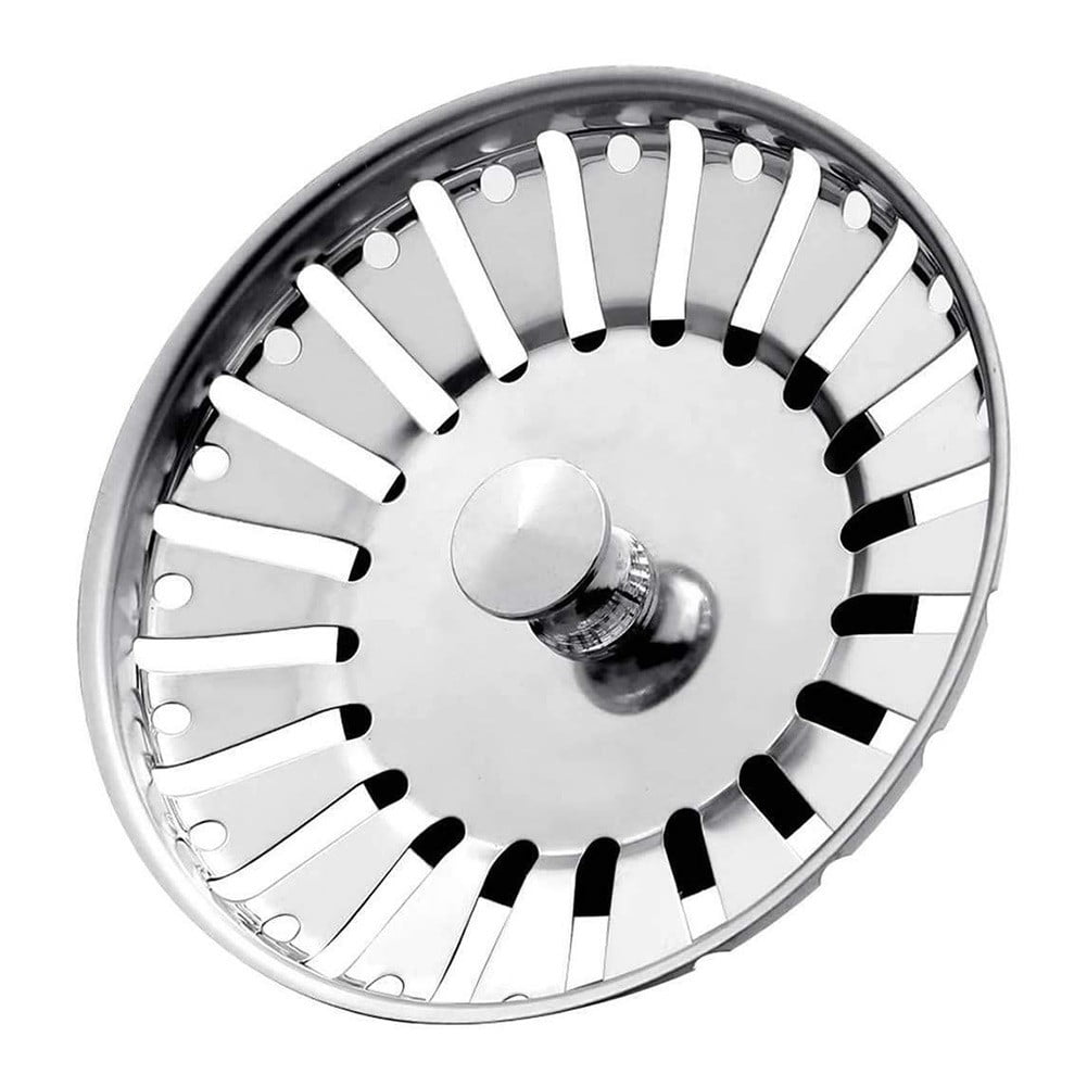 Verolina Kitchen 84MM Sink Strainer Replacement Plug Stainless Steel