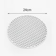 Verolina Stainless Steel Round Grill Net BBQ Mat Carbon Furnace Steam