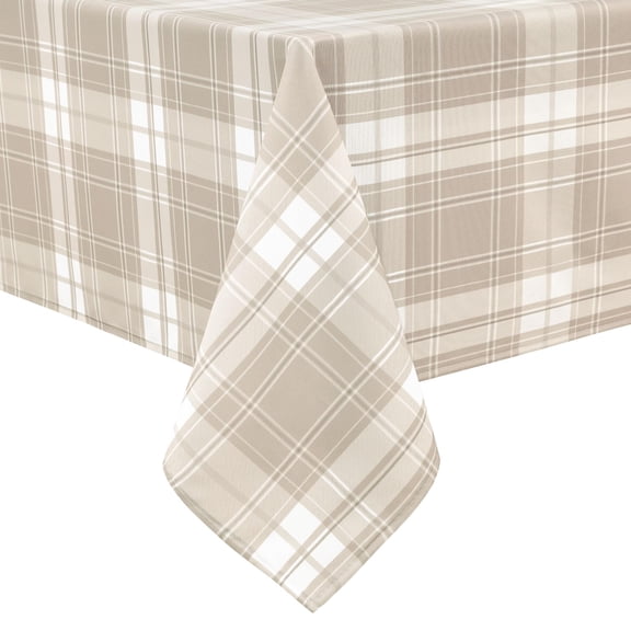 Verolix Checkered Tablecloth 60 x 84 Inch Rectangle, Pink Plaid Gingham Table Cover, Waterproof Washable Wrinkle Resistant Table Cloth for Kitchen Dining Indoor Outdoor Use
