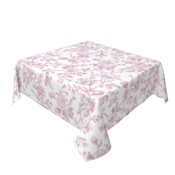 Verolix Floral Tablecloth 60 x 60 Inch Square, Blue Hydrangea Flower Table Cover, Waterproof Washable Wrinkle Resistant Polyester Fabric for Kitchen Dining Indoor Outdoor Use