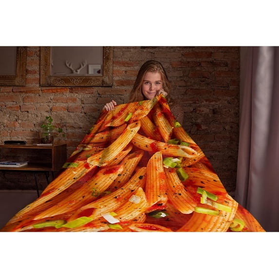 Verolix Nuggets Throw Blanket 50 x 40 Inch, Soft Flannel Fleece Lightweight Decorative Blanket for Couch Sofa Bed