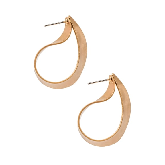 Veroma Gold Plated Statement Earrings with Post Back