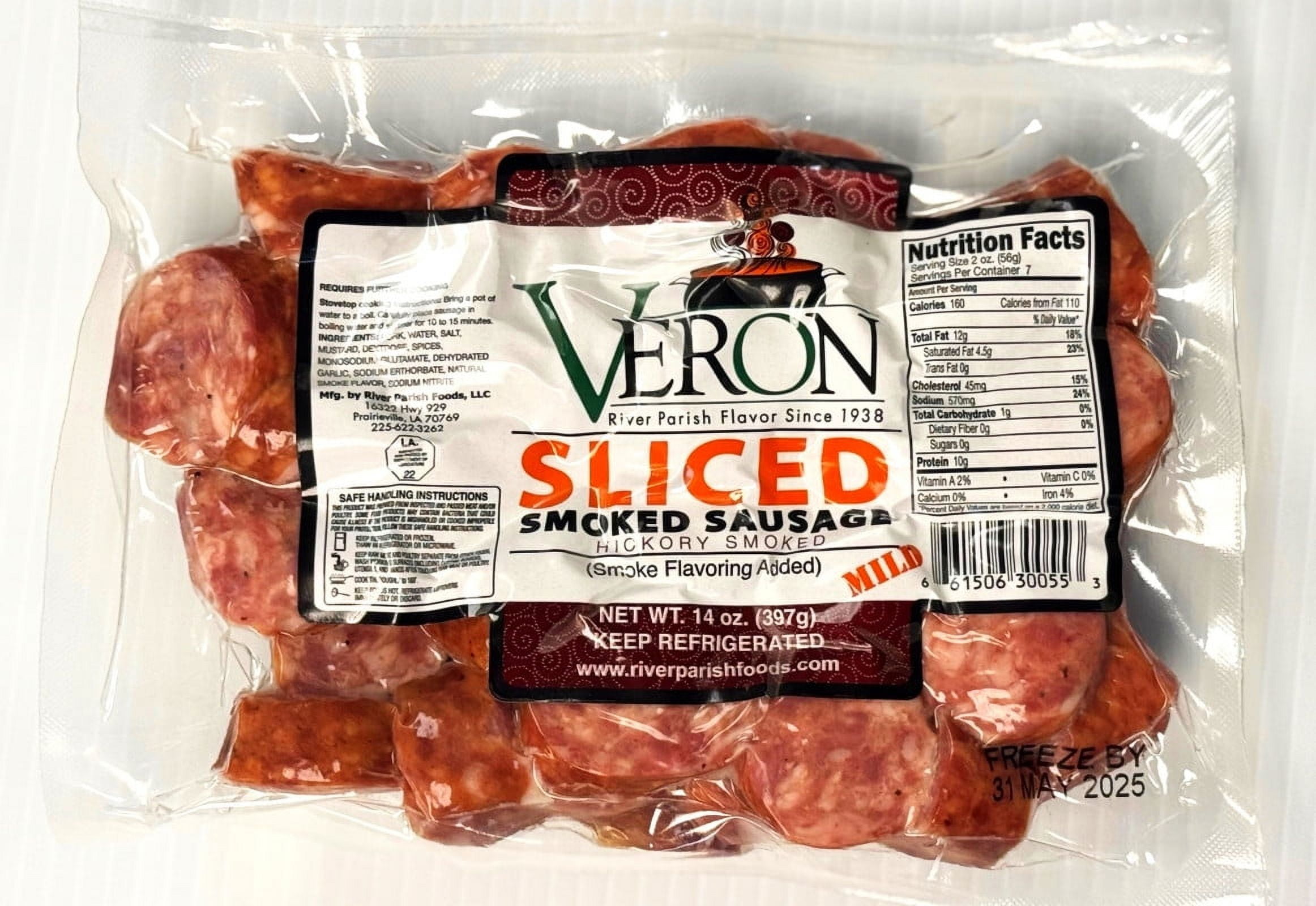 Veron Sliced Smoked Sausage